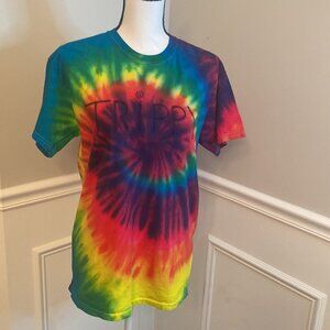 Trippy Tie Dye Tee size medium Zumiez